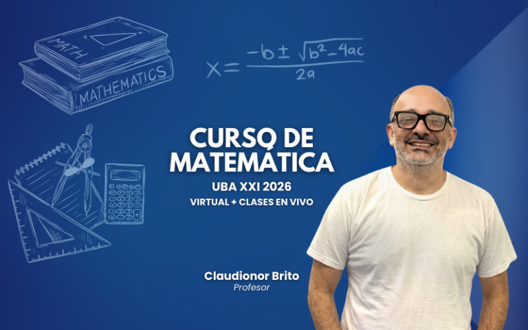 Curso de Matemática CBC 2026 (Virtual + Clases en vivo)